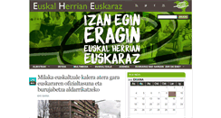 Desktop Screenshot of euskalherrianeuskaraz.org