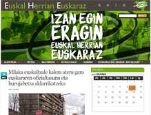 Tablet Screenshot of euskalherrianeuskaraz.org